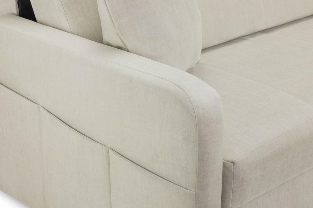 Penelope SofaBed - Colours Beige or Grey - Available in 3 & 2 Seater