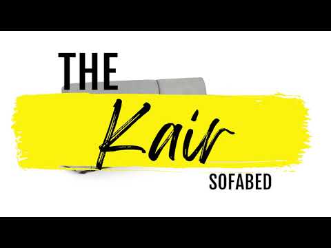 Kair SofaBed - Grey, Plush Yellow, Plush Blue, Plush Green, Plush Teal - Available in Universal Corner