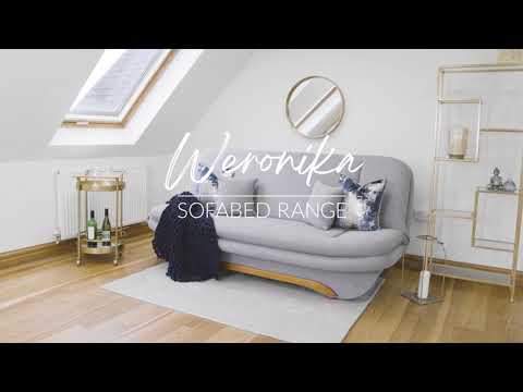 Weronika Grey SofaBed - Available in 3 Seater