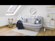 Load and play video in Gallery viewer, Weronika Grey SofaBed - Available in 3 Seater
