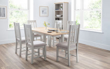 Load image into Gallery viewer, Richmond Flip-top Dining Table - Elephant Grey - 90cm D x 90 (+90) cm W x 78cm H
