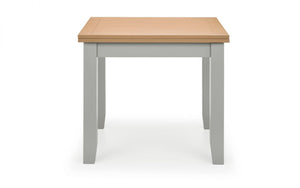 Richmond Flip-top Dining Table - Elephant Grey - 90cm D x 90 (+90) cm W x 78cm H