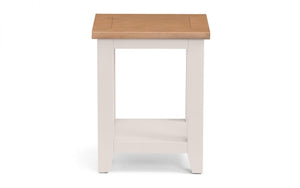 Richmond Lamp Table - Elephant Grey - 38cm D x 44cm W x 55cm H