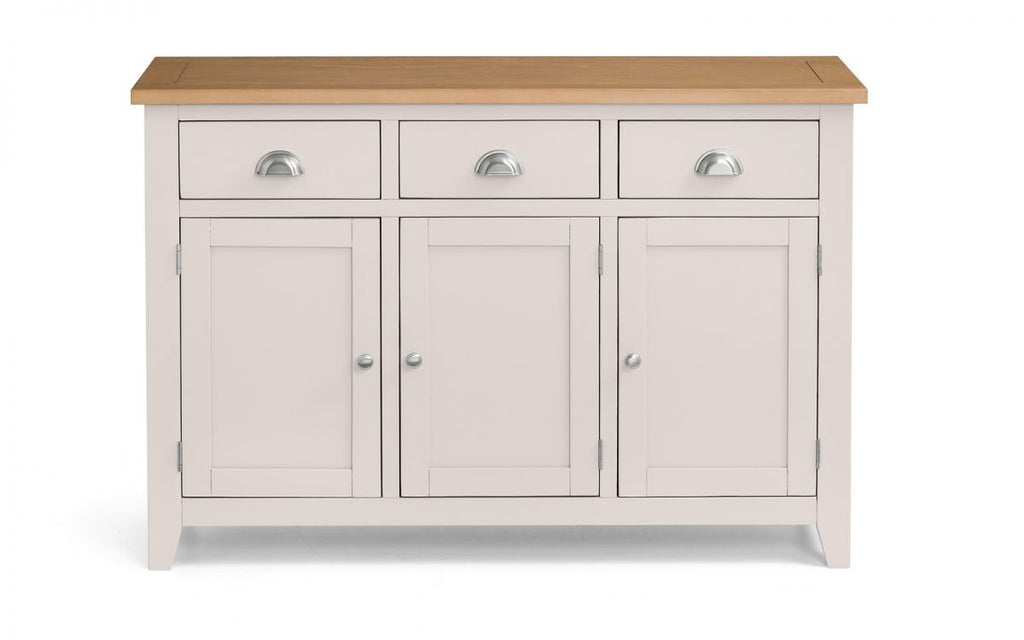 Richmond Sideboard - Elephant Grey - 40cm D x 128cm W x 86cm H