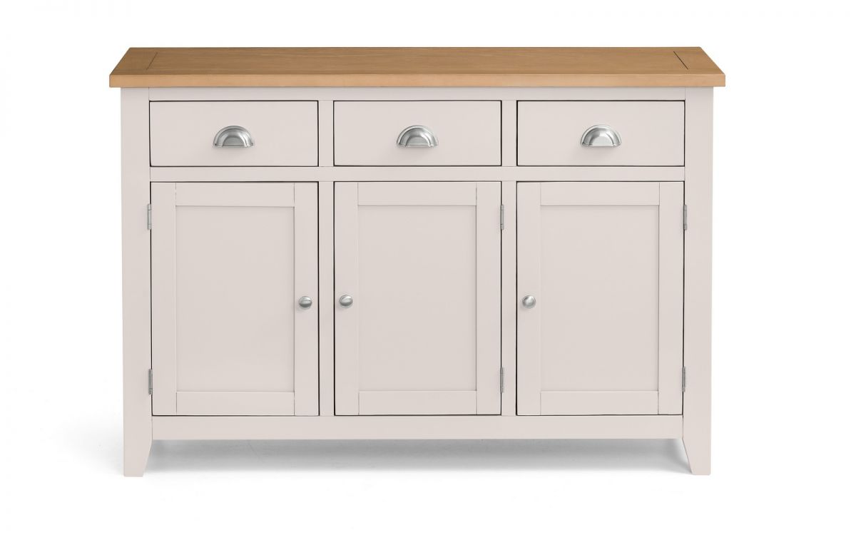 Richmond Sideboard - Elephant Grey - 40cm D x 128cm W x 86cm H