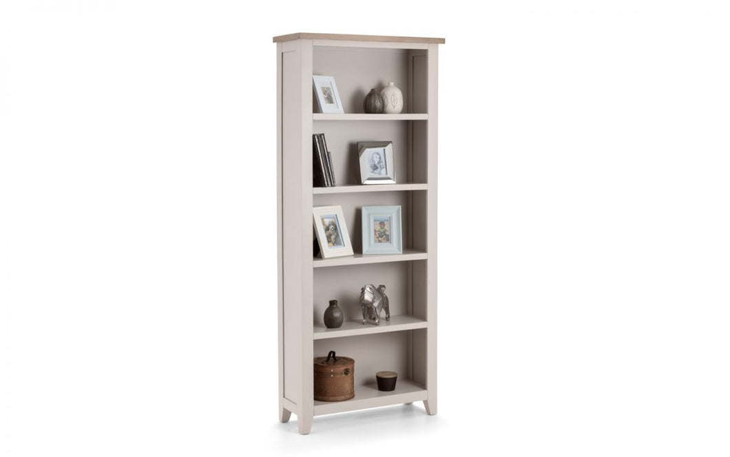 Richmond Tall Bookcase - Elephant Grey - 30cm D x 80cm W x 190cm H