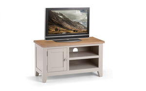 Richmond TV Unit - Elephant Grey - 40cm D x 90cm W x 50cm H