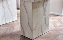 Load image into Gallery viewer, Rome Dining Table Marble Effect - Black or White - Chair Option Available
