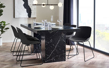 Load image into Gallery viewer, Rome Dining Table Marble Effect - Black or White - Chair Option Available
