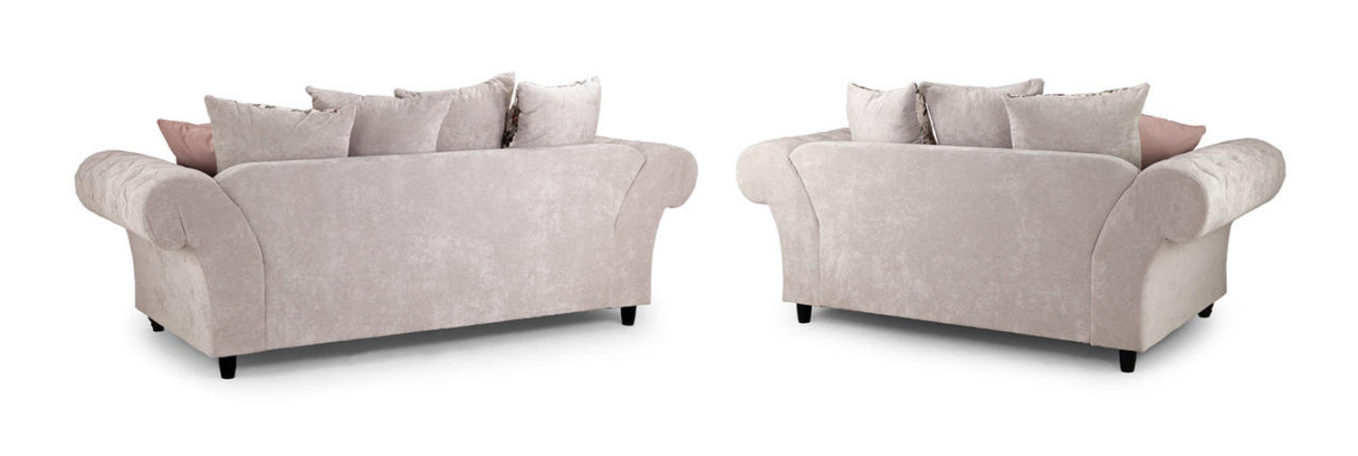 Roma Chestefield Beige Sofa - Available Corner, 3,2 & Armchair