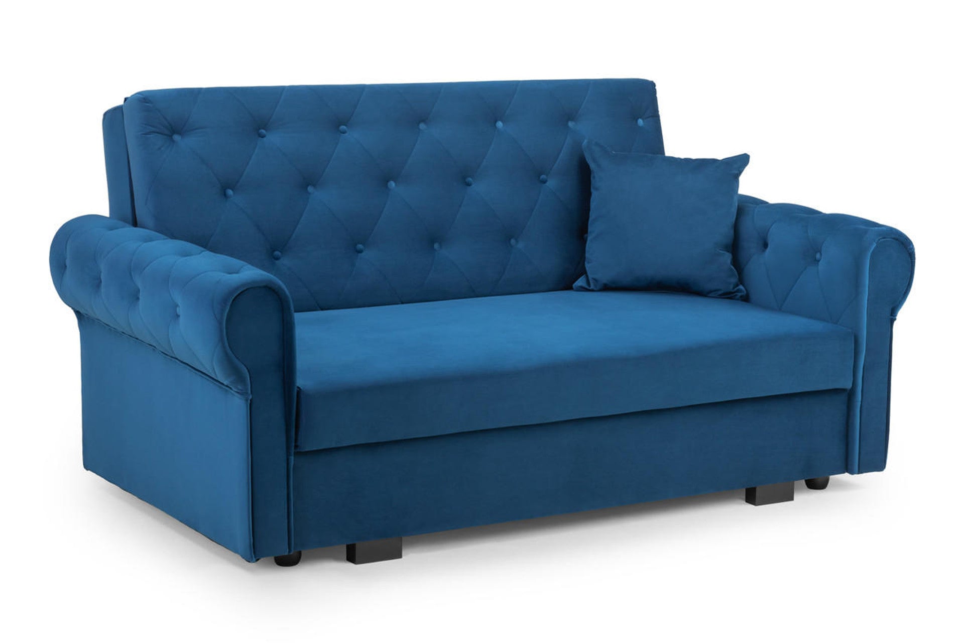Rosalind SofaBed - Colours Plush Blue, Plush Grey or Plush Green - Available in 3 & 2 Seater