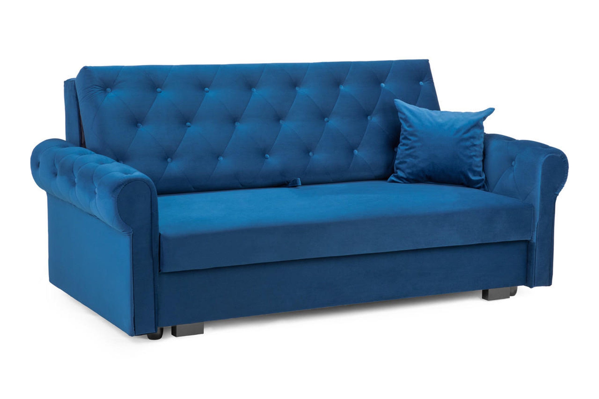 Rosalind SofaBed - Colours Plush Blue, Plush Grey or Plush Green - Available in 3 & 2 Seater