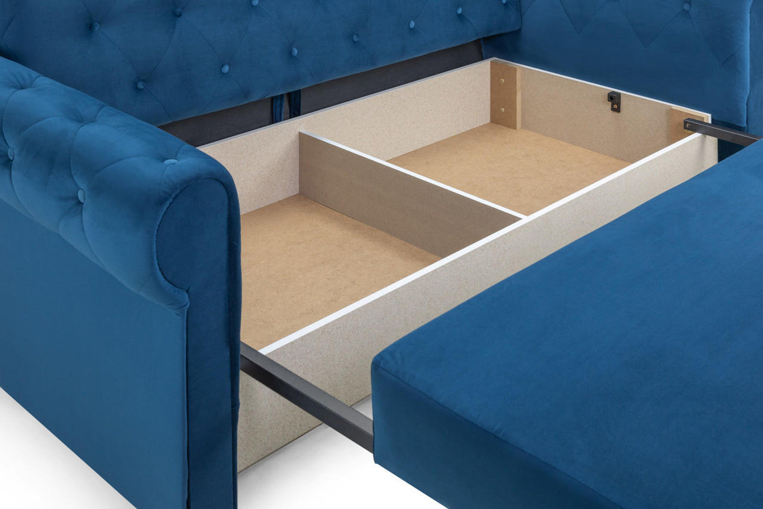 Rosalind SofaBed - Colours Plush Blue, Plush Grey or Plush Green - Available in 3 & 2 Seater