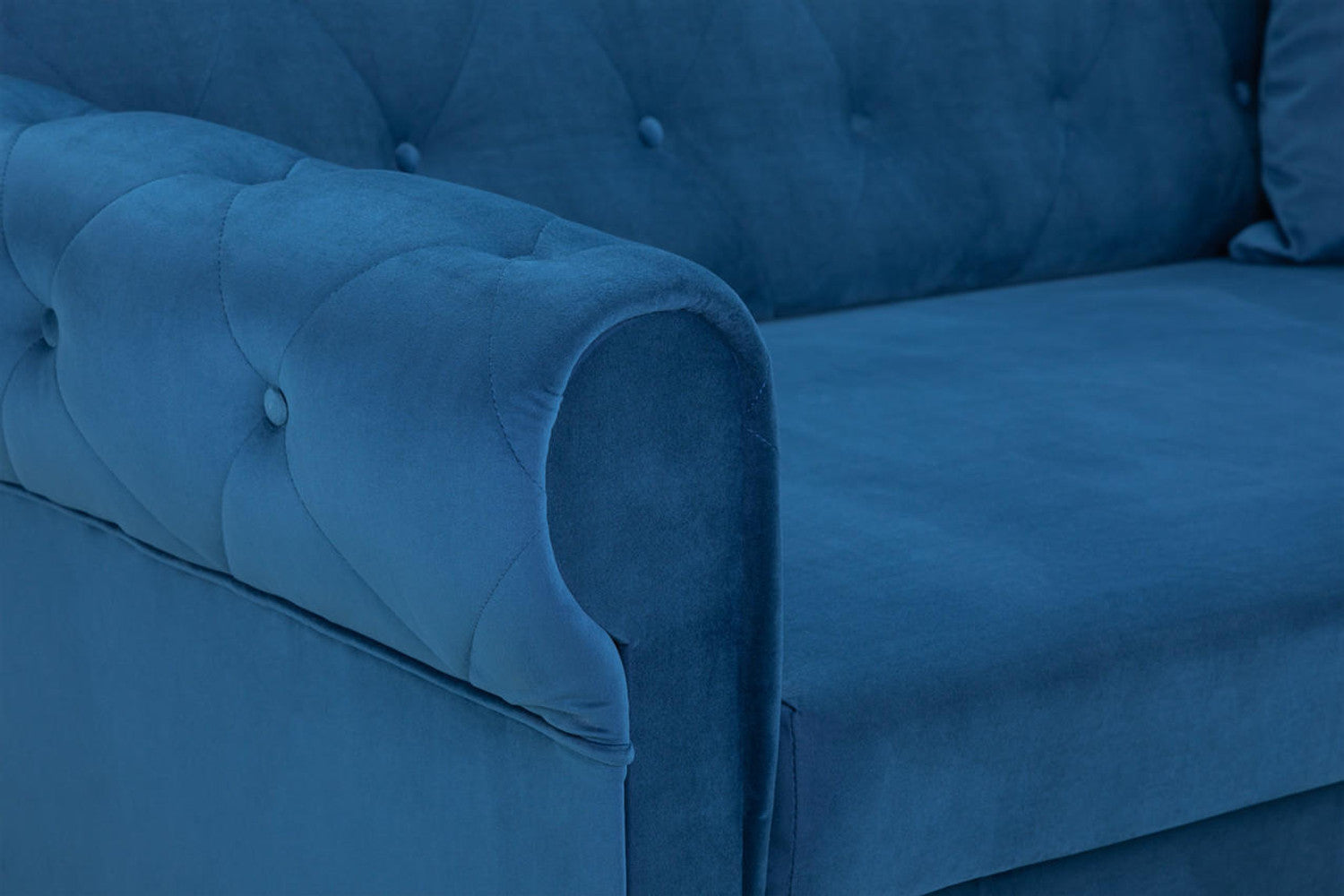 Rosalind SofaBed - Colours Plush Blue, Plush Grey or Plush Green - Available in 3 & 2 Seater