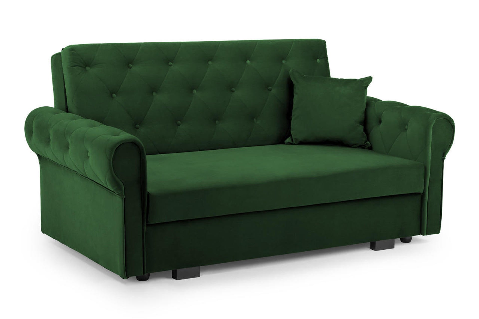 Rosalind SofaBed - Colours Plush Blue, Plush Grey or Plush Green - Available in 3 & 2 Seater