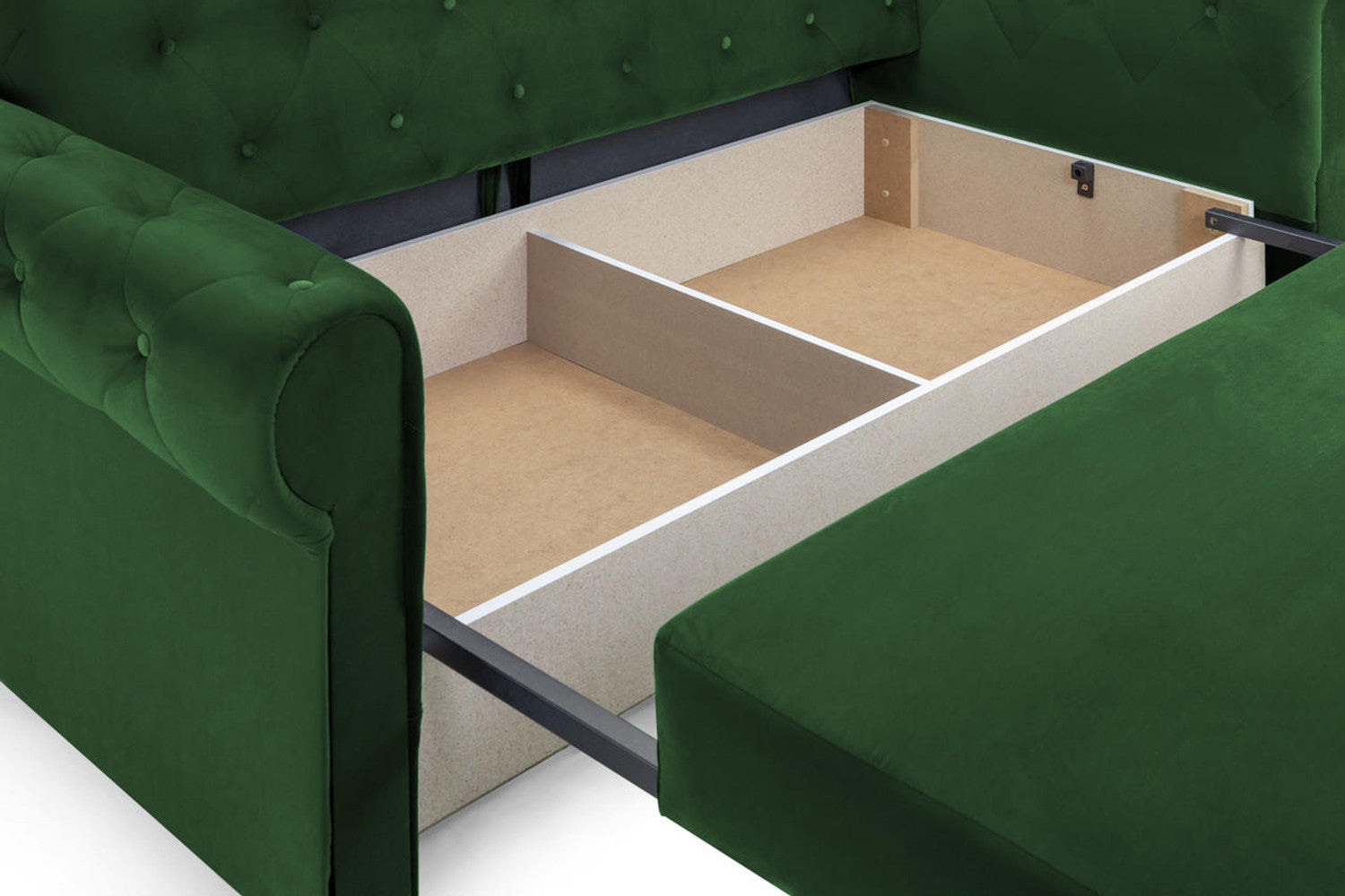 Rosalind SofaBed - Colours Plush Blue, Plush Grey or Plush Green - Available in 3 & 2 Seater