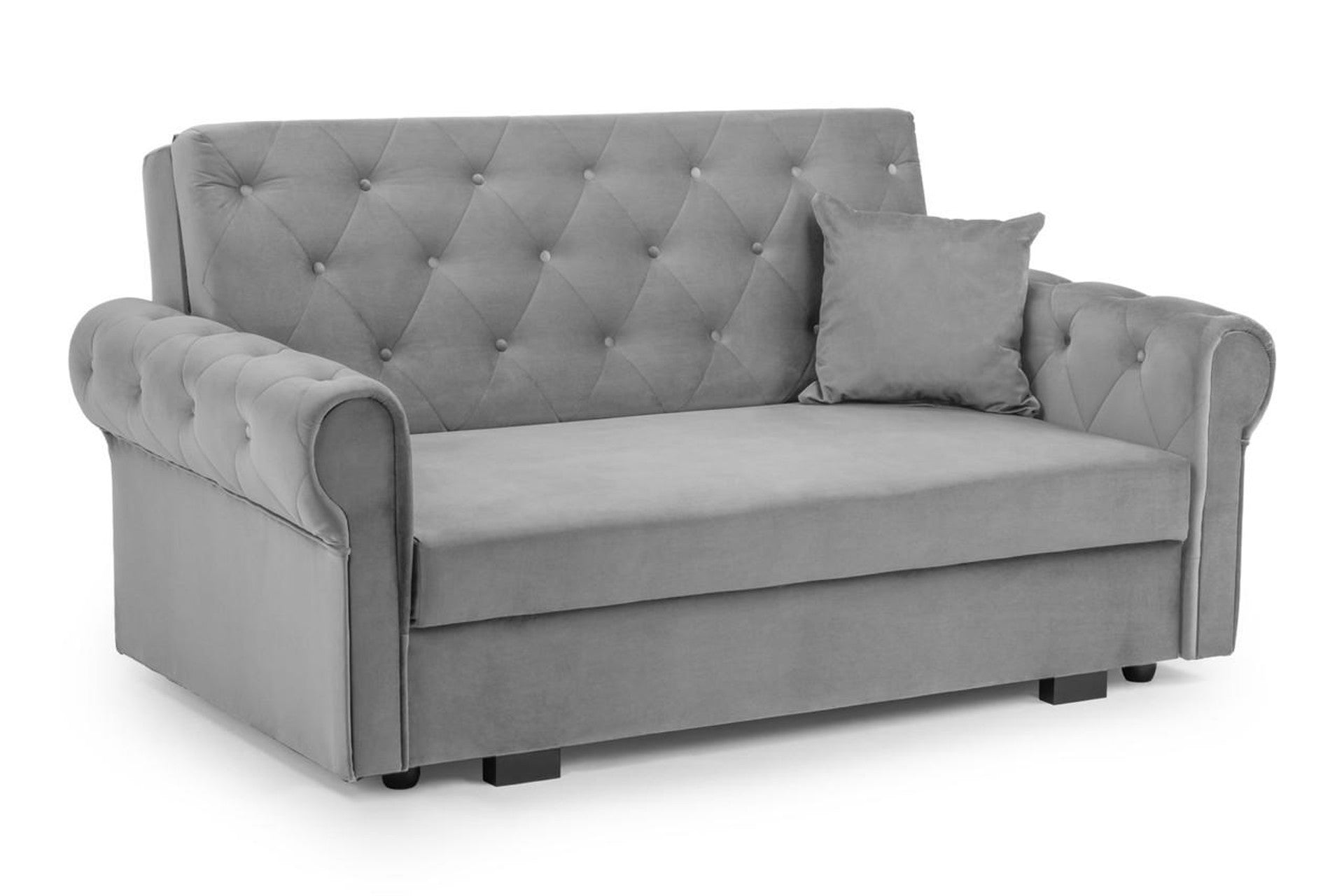 Rosalind SofaBed - Colours Plush Blue, Plush Grey or Plush Green - Available in 3 & 2 Seater
