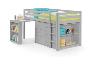 Kids Roxy Sleepstation - Low Sleeper - Available in Stone White Or Dove Grey - Mattress Option