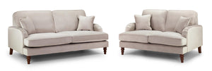 Rupert Beige Sofa - Available Corner, 4, 3,2 Seaters & Armchair