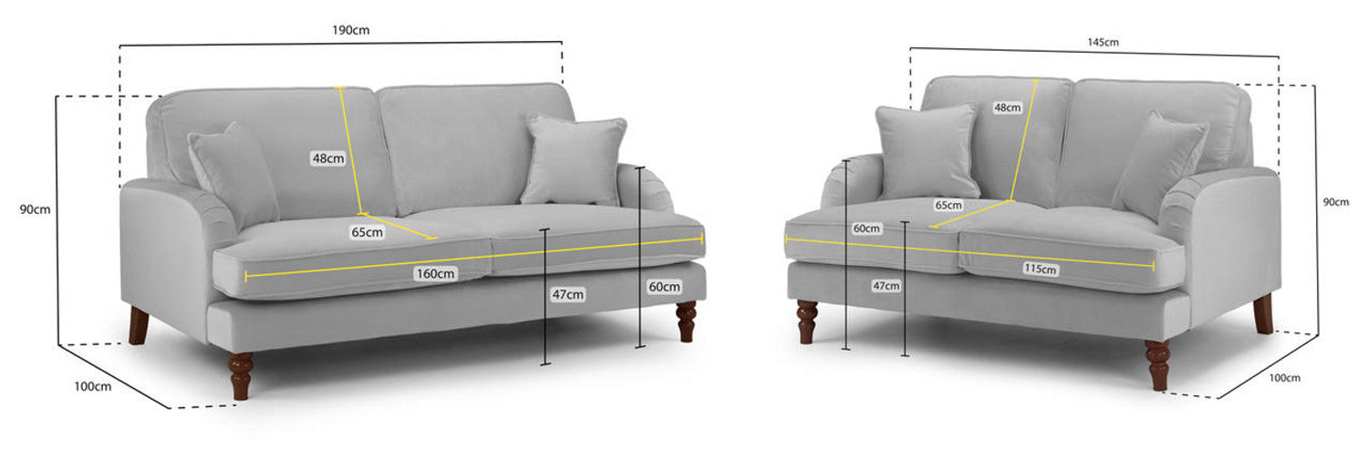Rupert Beige Sofa - Available Corner, 4, 3,2 Seaters & Armchair