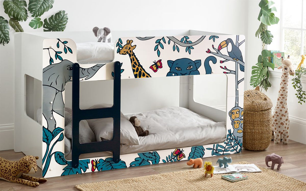 Wildlife Safari Bunk Bed - Animal Design