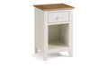 Salerno 2-Tone Bedroom Range - 4 Drawer Chest and 1 Drawer Bedside Ivory & Oak