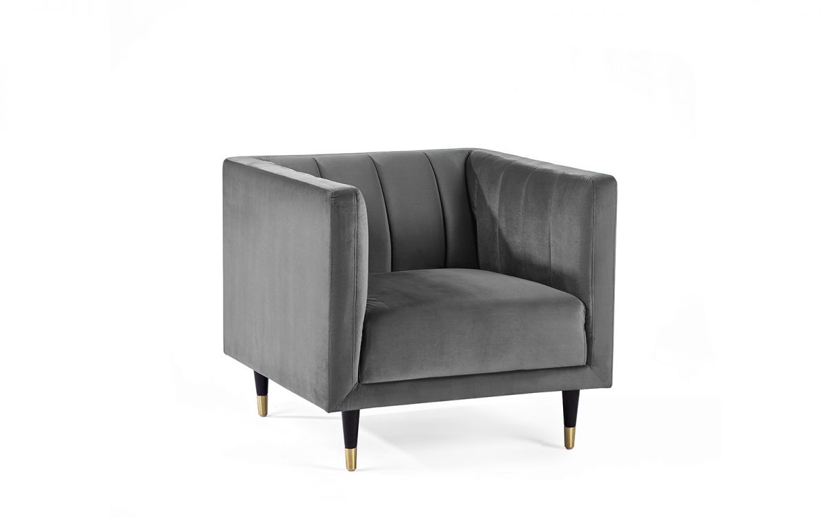 Stylish Salma Sofa Scalloped Back - Teal or Grey Options - Available in 3, 2 Seater & Arm Chair