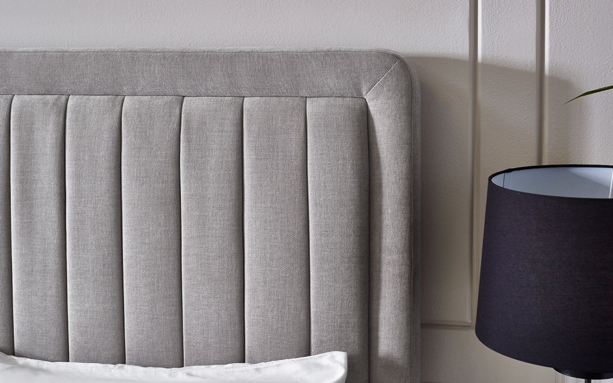 Savannah Bed With One Drawer - Grey - Available in Double or Kingsize
