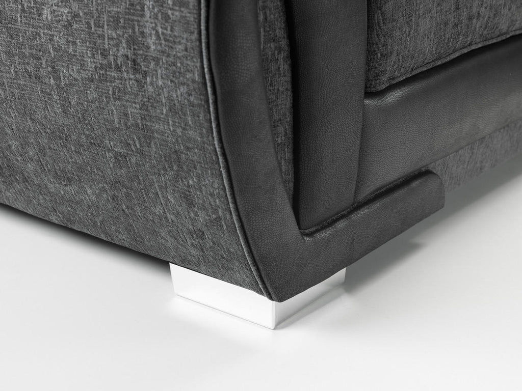 Shannon Black/Grey Sofa - Available Corner, 3 Seater, 2 Seater, Swivel Chair & Armchair