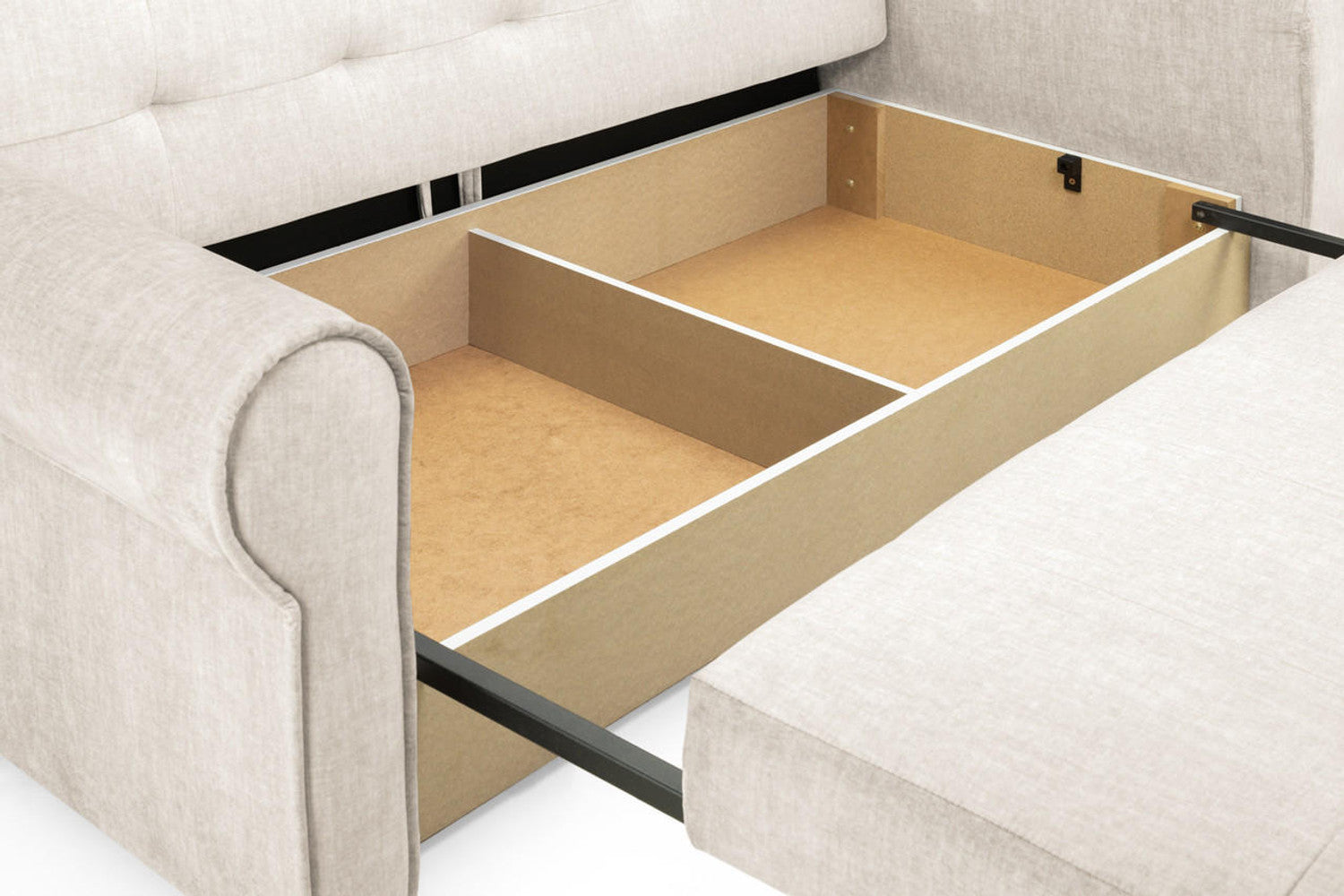 Sorrel SofaBed - Colours Grey or Beige - Available in 3 & 2 Seater