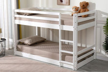 Load image into Gallery viewer, Wooden Spark Low - Bunk Bed - Colour Options Grey or White
