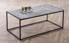 Load image into Gallery viewer, Staten Coffee Table - Concrete Finish - Available in Square or Rectangular Concrete Finish
