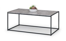 Load image into Gallery viewer, Staten Coffee Table - Concrete Finish - Available in Square or Rectangular Concrete Finish
