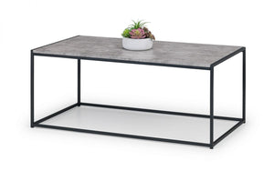 Staten Coffee Table - Concrete Finish - Available in Square or Rectangular Concrete Finish