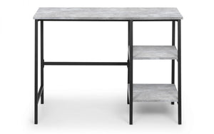 Staten Desk - Concrete Finish - 45cm D x 104cm W x 72cm H