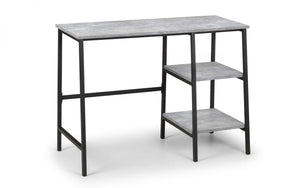 Staten Desk - Concrete Finish - 45cm D x 104cm W x 72cm H