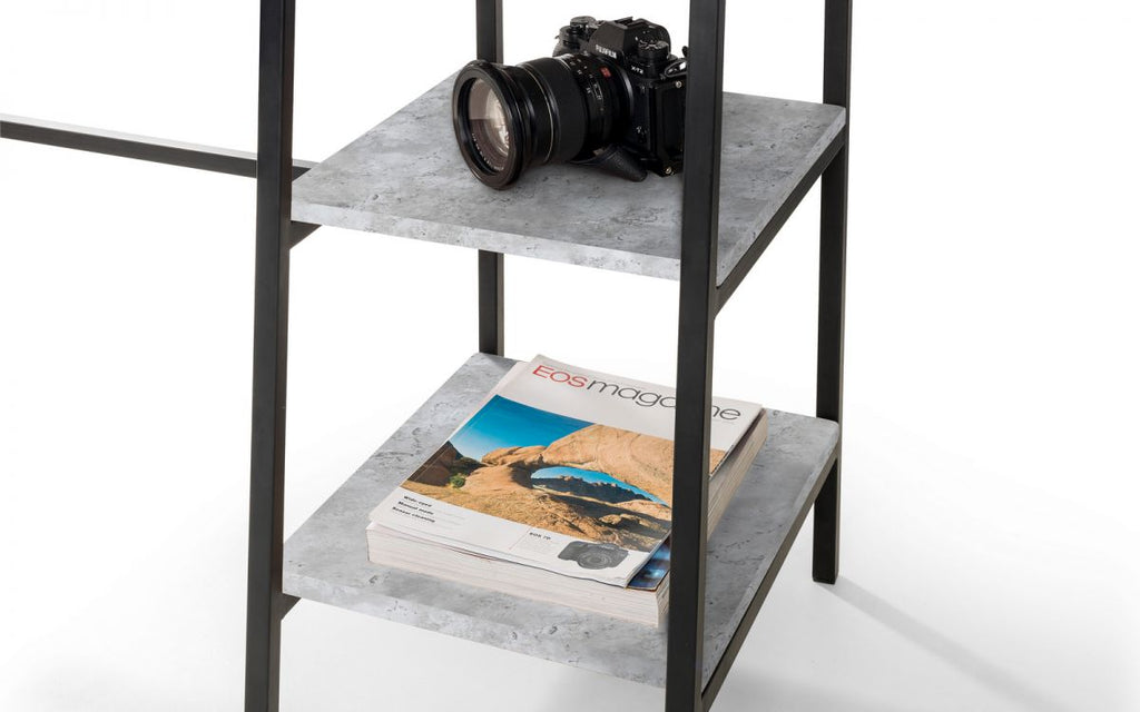 Staten Desk - Concrete Finish - 45cm D x 104cm W x 72cm H