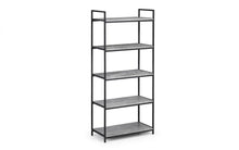 Load image into Gallery viewer, Staten Tall Bookcase - Concrete Finish - 32cm D x 63cm W x 140cm H
