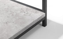 Load image into Gallery viewer, Staten Tall Bookcase - Concrete Finish - 32cm D x 63cm W x 140cm H
