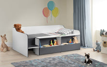 Load image into Gallery viewer, Kids Stella Low Sleeper Bed - Available in White, Sonoma Oak or Charcoal &amp; White - Mattress Option
