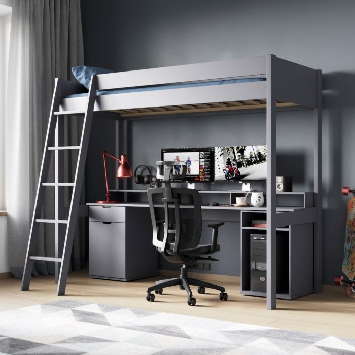 Noomi Tina Gaming Highsleeper - Colour Option White or Grey