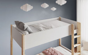 Tipo Bunk Bed - Available in Grey Or White - Trundle Option