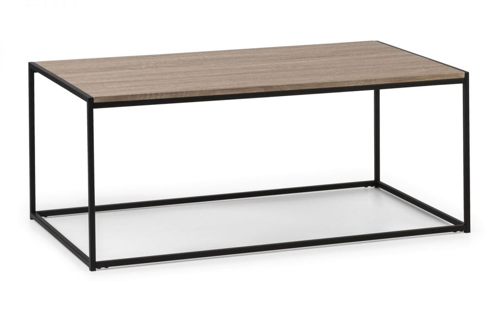 Tribeca Coffee Table - Sonoma Oak or Walnut - 60cm D x 110cm W x 45cm H