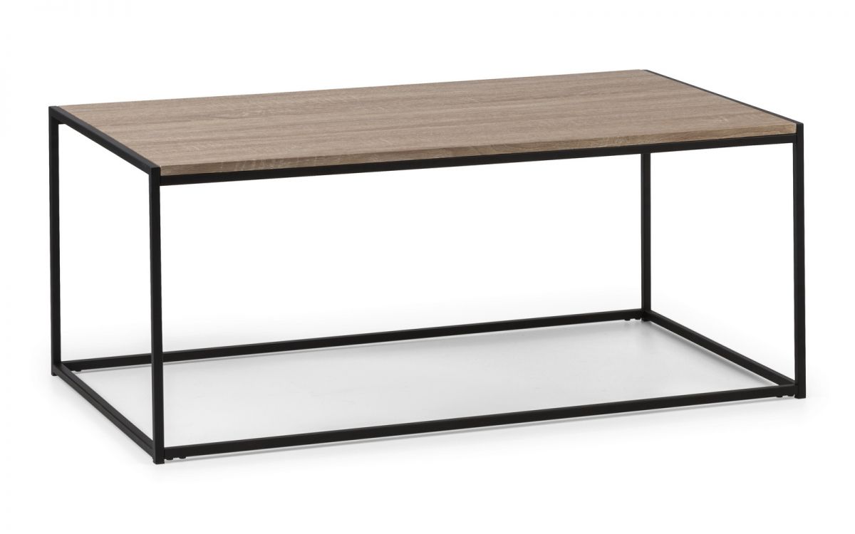 Tribeca Coffee Table - Sonoma Oak or Walnut - 60cm D x 110cm W x 45cm H