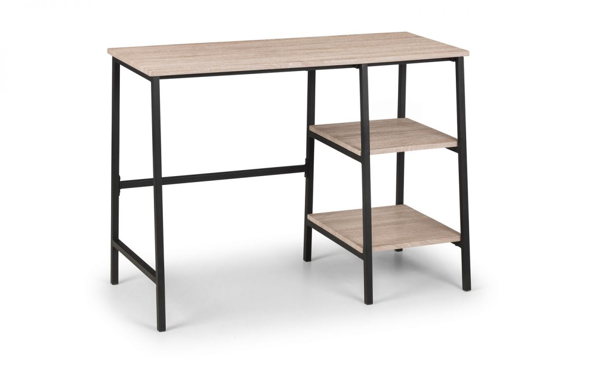 Tribeca Desk - Sonoma Oak or Walnut - 45cm D x 104cm W x 72cm H