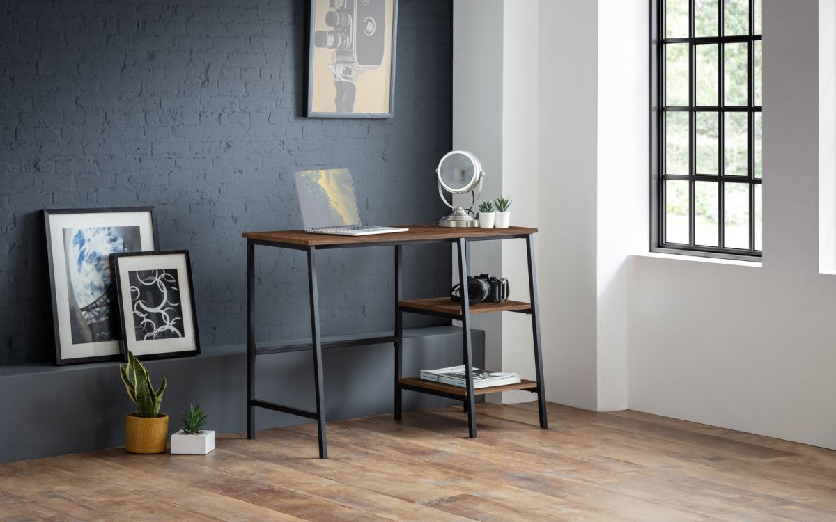 Tribeca Desk - Sonoma Oak or Walnut - 45cm D x 104cm W x 72cm H