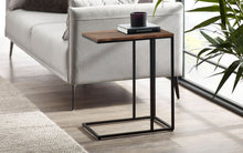 Load image into Gallery viewer, Tribeca Drinks Table - Sonoma Oak or Walnut - 50cm D x 30cm W x 60cm H
