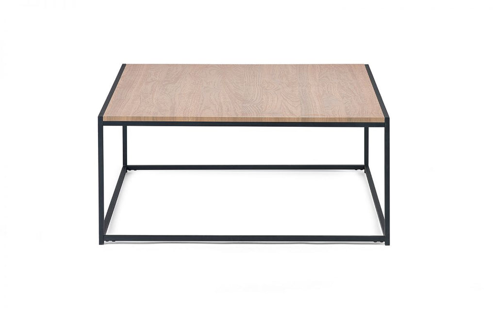 Tribeca Square Coffee Table - Sonoma Oak or Walnut - 90cm W x 40cm H