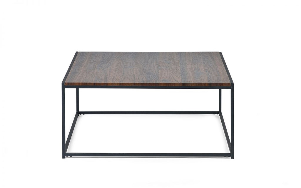 Tribeca Square Coffee Table - Sonoma Oak or Walnut - 90cm W x 40cm H