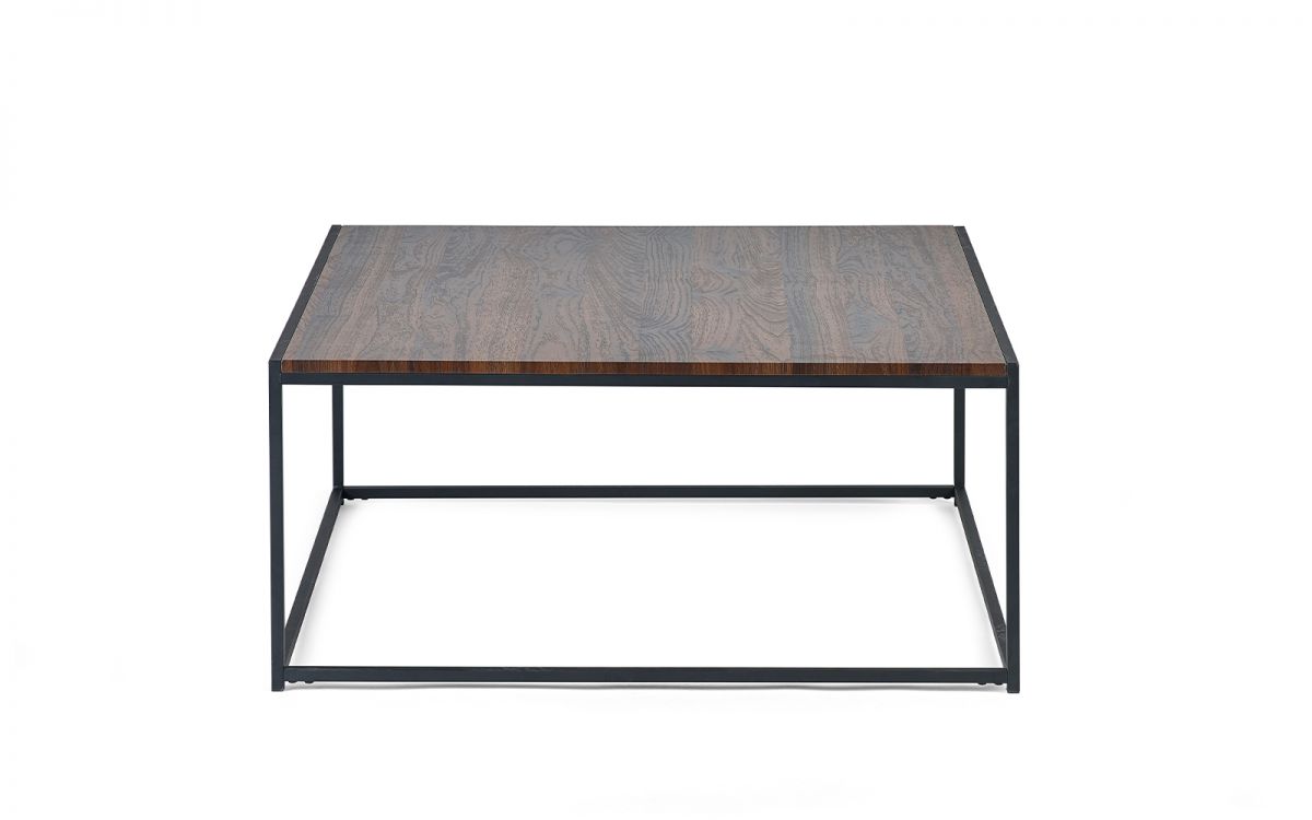 Tribeca Square Coffee Table - Sonoma Oak or Walnut - 90cm W x 40cm H